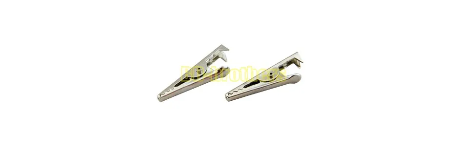 Металлический крокодил зажим Электрический для тестирования зонд метр 44 мм