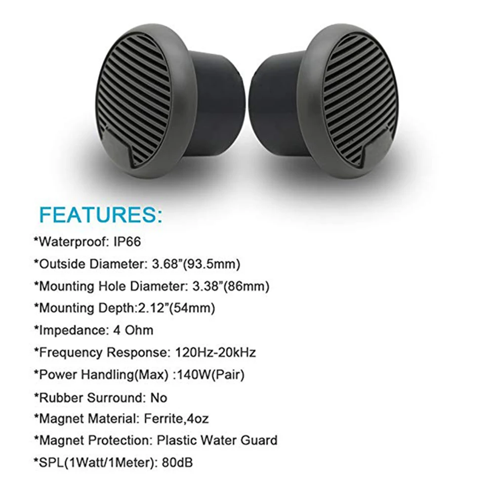 Herdio морской водонепроницаемый Bluetooth колонки Открытый Мотоцикл лодка динамик для