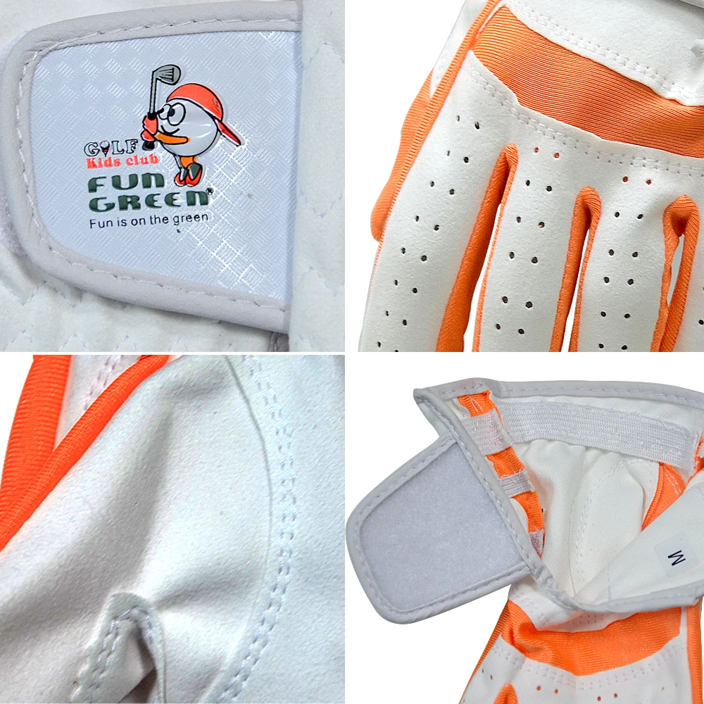 Дышащие тканевые спортивные перчатки для гольфа дышащие мягкие детей