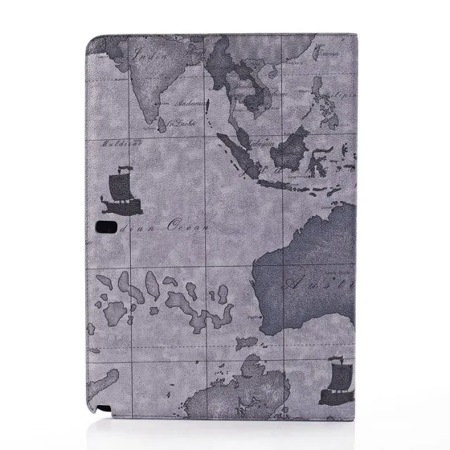 Для iPad Pro 12 9 &quot2017 чехол Карта Мира Дизайн PU кожаный кошелек для планшета с