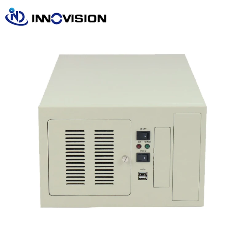 Compact wallmounted chassis IPC2406C industrial computer case supporting 6slot industrial ISA backplane