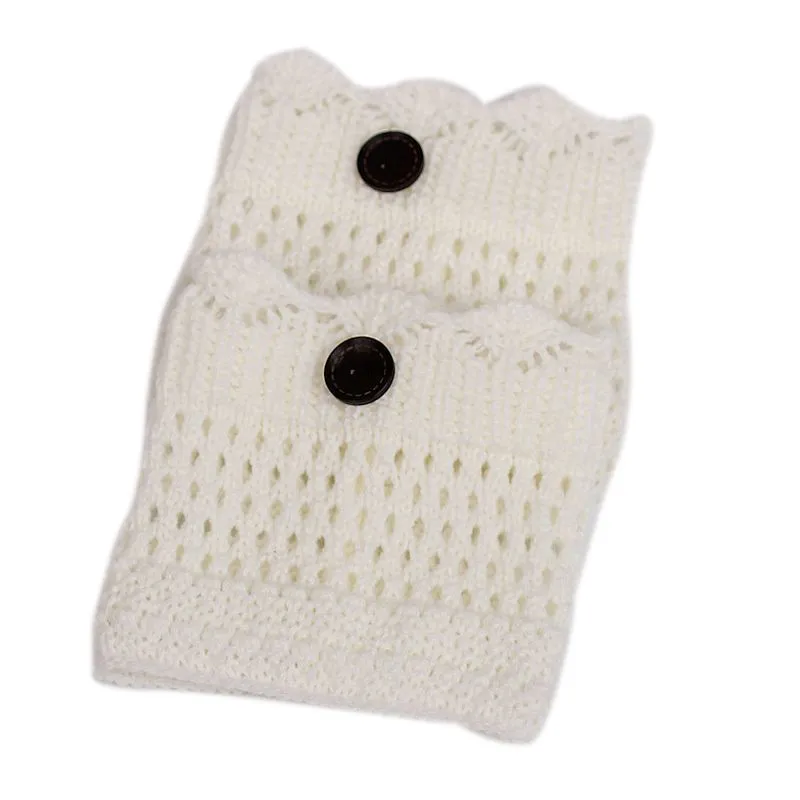 2021 г. женские модные короткие вязаные гетры с пуговицами на осень-зиму ботинки