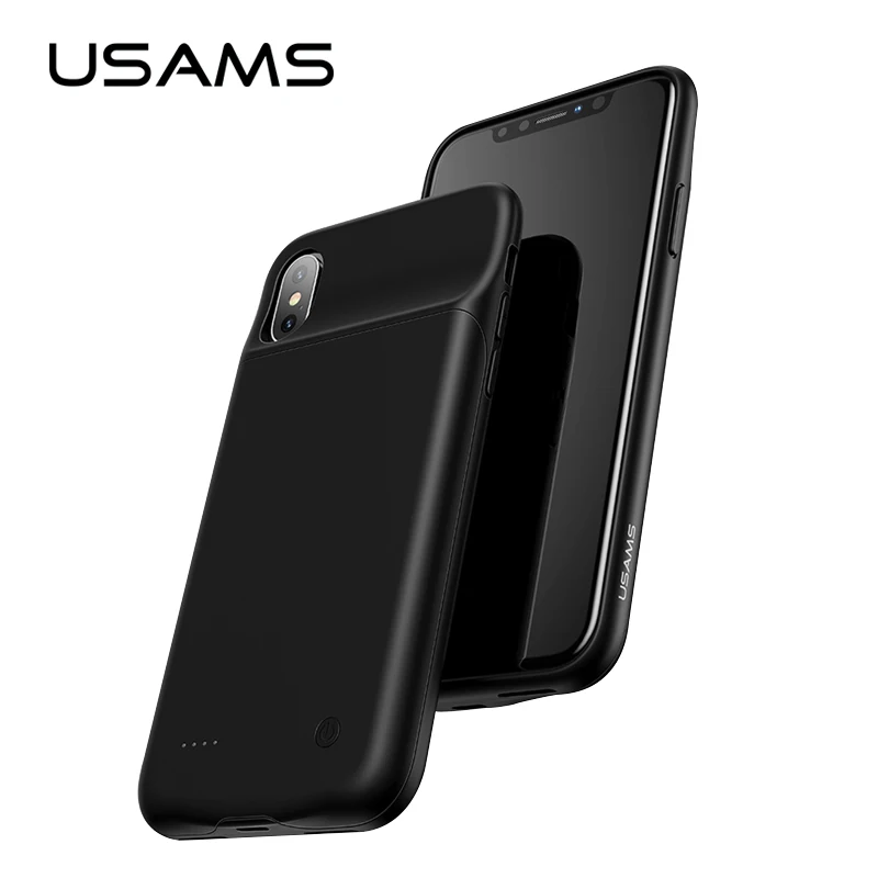 USAMS батарея зарядное устройство чехол для iPhone X 3200mAh внешний аккумулятор 10