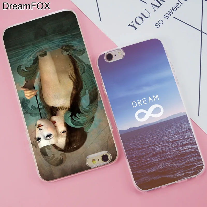 DREAMFOX K071 Dream On Style Soft TPU Silicone Case Cover For Apple iPhone 11 Pro X XR XS Max 8 7 6 6S Plus 5 5S SE 5C 4 4S |