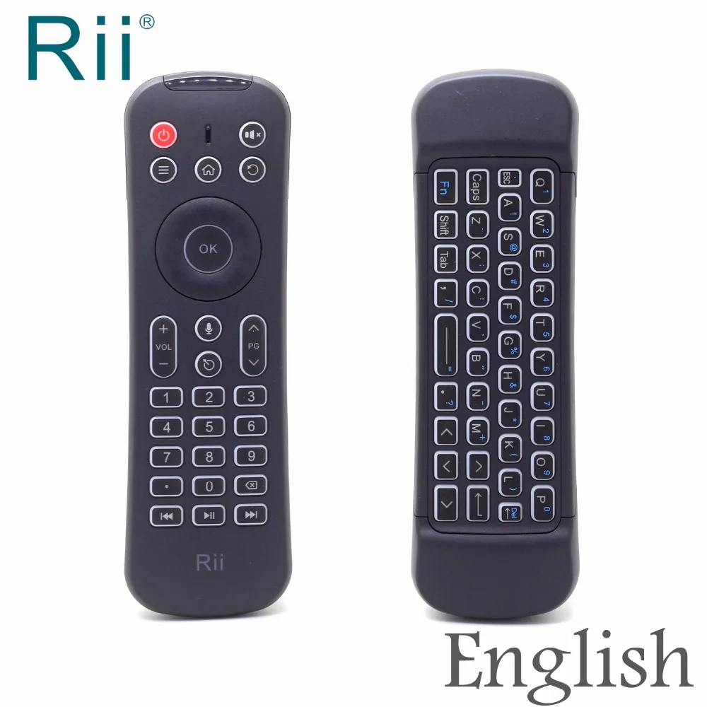 Беспроводная клавиатура Rii MX6 Mini Teclado 2 4G 6 осевой гироскоп воздушная мышь с ИК
