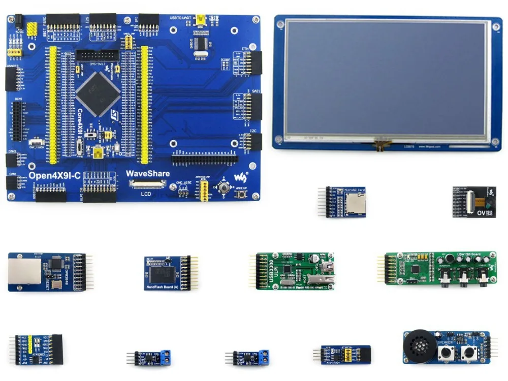 STM32 Development Board STM32F429IGT6 STM32F429 ARM Cortex M4 Core Board+7inch Capacitive LCD+Module Kits|kit aircraft|kit wingkit kit |