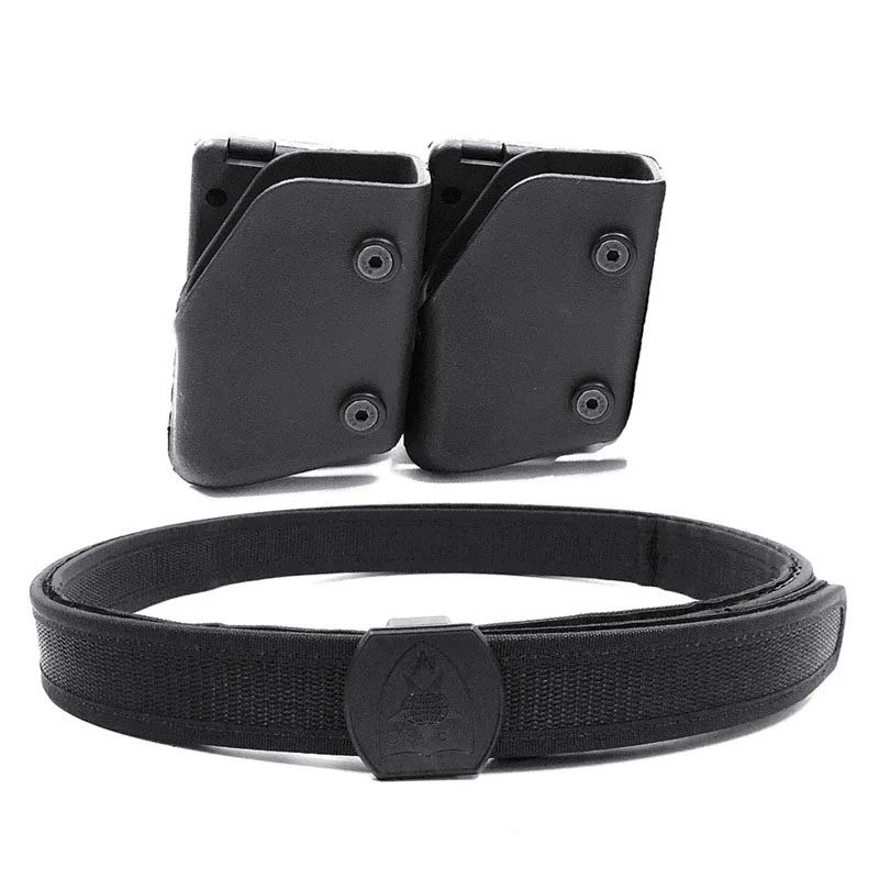 2PCS Mag BK IPSC USPSA IDPA соревнование высокая скорость стрельба Пряжка IPSC& IPSC мульти-угол скорости Пистолет подсумок набор маг Перевозчик кобура - Цвет: 2PCS Mag BK