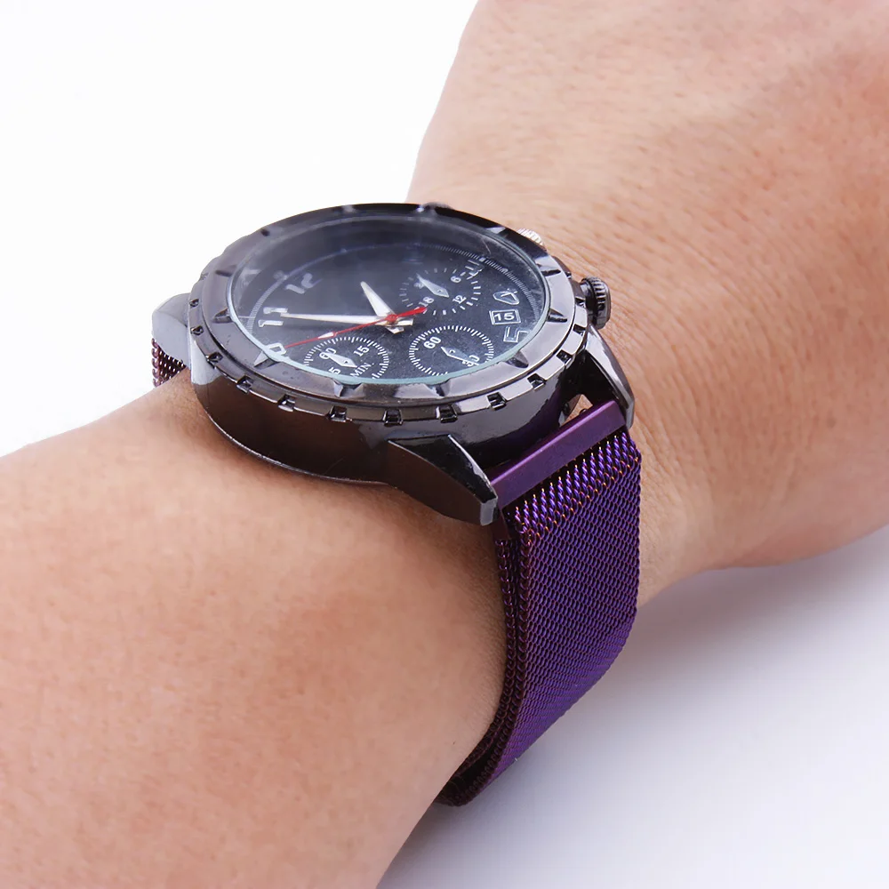 18 мм 20 мм 22 мм Магнитная Миланская петля для samsung Galaxy Watch Active 42 мм 46 мм gear Sport S2 S3 Amazfit bip huawei ремешок