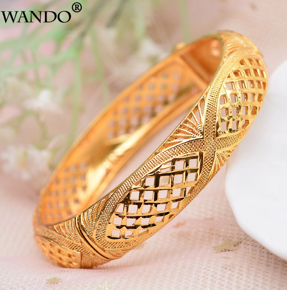 Браслет WANDO для женщин 1 шт. роскошный браслет свадьбы браслеты из Дубаи арабских