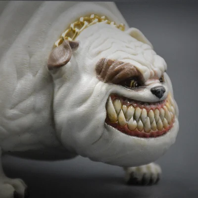 British Bulldog Dog Model Jewelry Resin Crafts Simulation Gift Car Home Decorations | Дом и сад