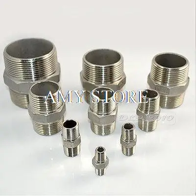 Ниппель 2 &quotMale x 2&quot Male 304 нержавеющая сталь Резьбовая труба фитинг NPT |