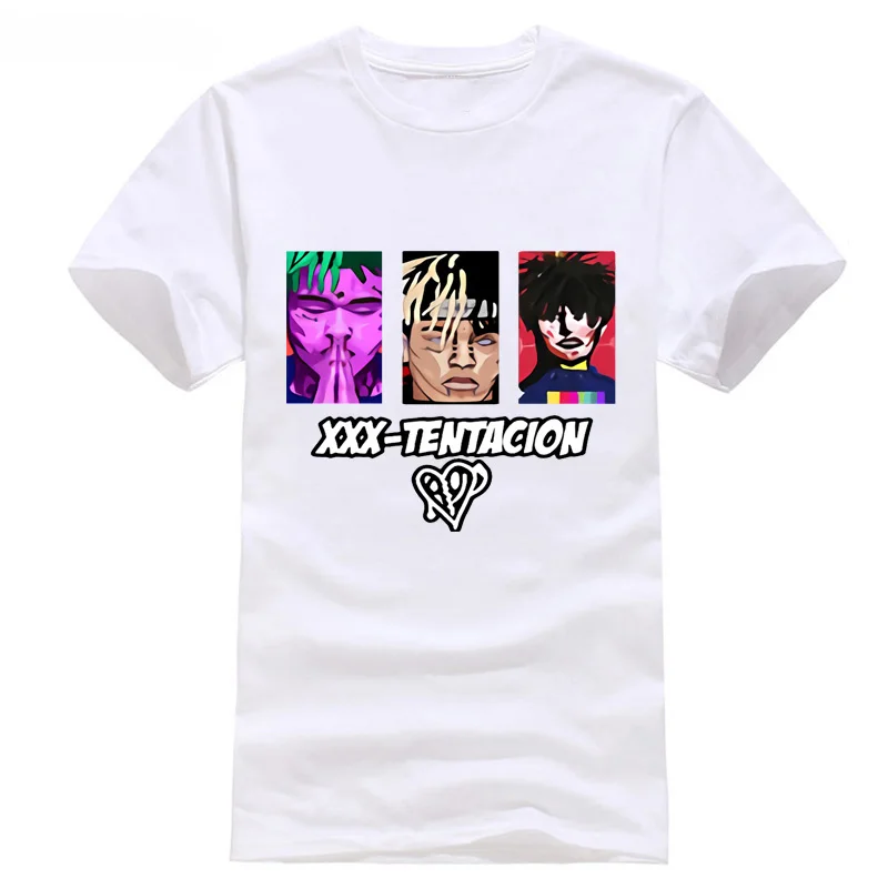2018 Xxxtentacion Character Print T-Shirt Cool O-neck Men's T Shirt Croatia Summer discount hot new fashion top free shipping | Мужская