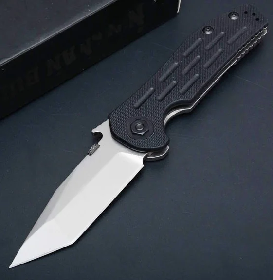Черный ZT0620 складной нож 9CR13 лезвие камень промытый G10 Ручка Тактический выживания кемпинг на открытом воздухе Охота карманный нож EDC ручной инструмент - Цвет: Черный