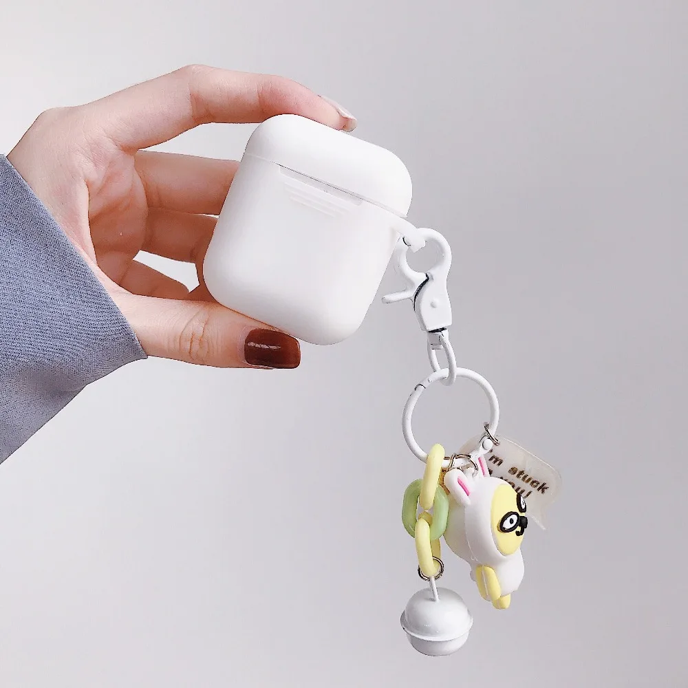 Беспроводные наушники Etui для Airpods чехол силиконовый мягкий мультяшный чехол для Airpod чехол Роскошный чехол для Air Pods чехол