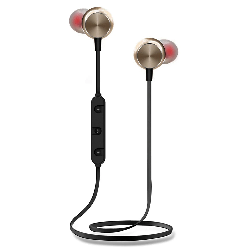 Qijiagu Горячая Беспроводной Bluetooth наушники BT08 спортивные Металлические Магнитные