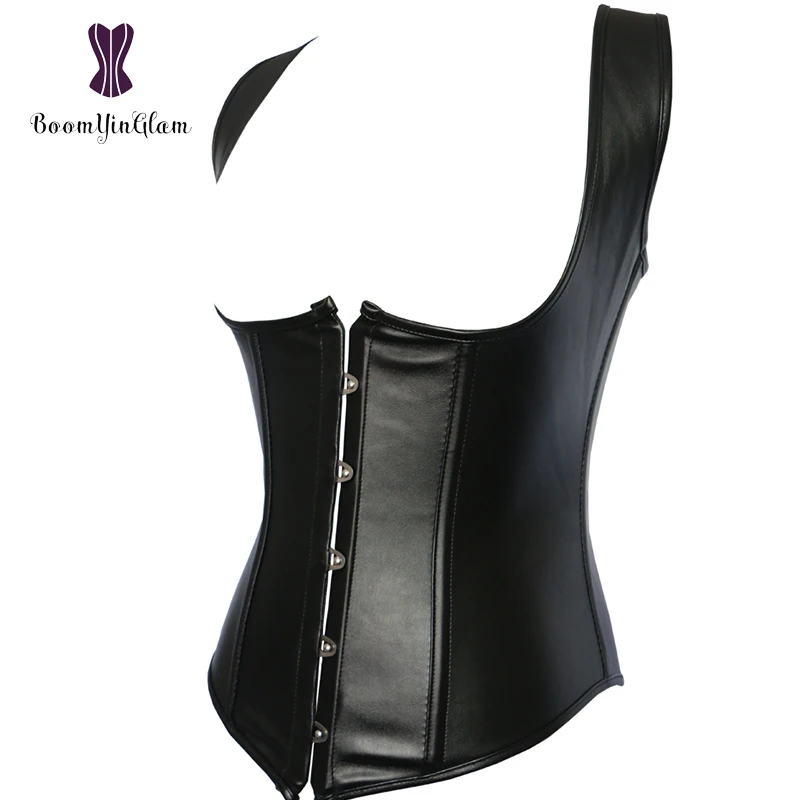 Plus Size Hot Shaper Slimming Waist Shapewear Posture Corrector Steel Boned Underbust Corset Women Leather Vest 804# | Женская одежда