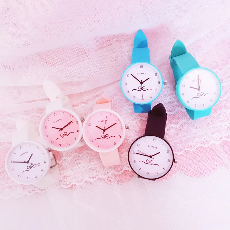 Красивый Уникальный дизайн кварцевые часы для женщин модные милые женские