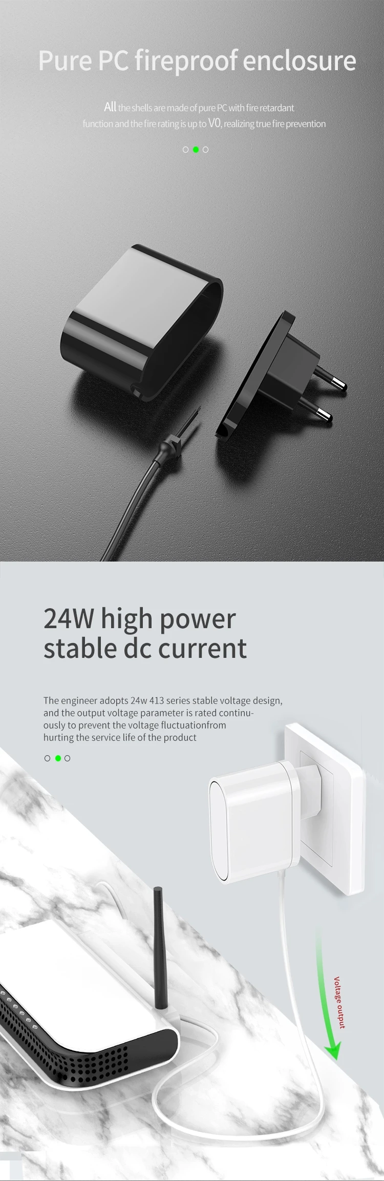 12V2A ЕС вилка адаптер питания CE/GS сертифицированный кабель 1,2 м 3,5x1,35 5,5x2,1 5,5x2,5 Разъем 24 Вт Зарядное устройство для смартфона роутера usb-хаб