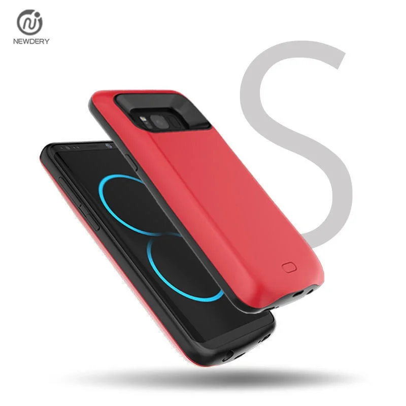 Внешний ТПУ Smart Back power Bank Pack зарядное устройство чехол для Samsung Galaxy S8 S8Plus с
