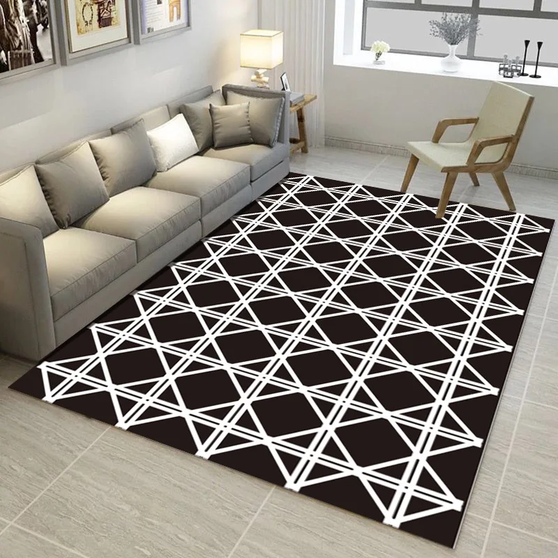 Zeegle Home Decor коврик геометрический ковры для Гостиная Нескользящие диван стол