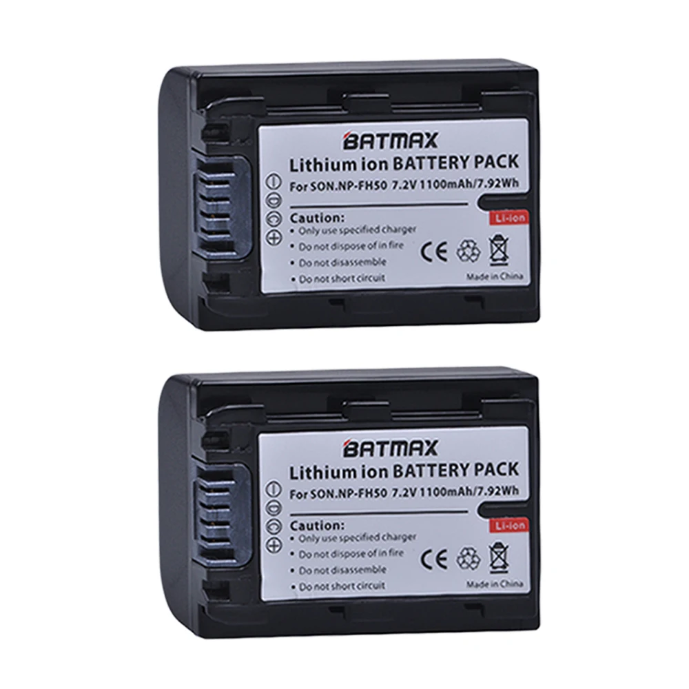 Аккумулятор для Sony FH70 FH100 A230 A330 A290 A380 A390 NP FH50 TG3 TG5 TG7 2 шт.|Цифровые аккумуляторы| |