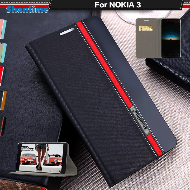 Роскошный винтажный Чехол книжка из искусственной кожи для Nokia 3 откидной