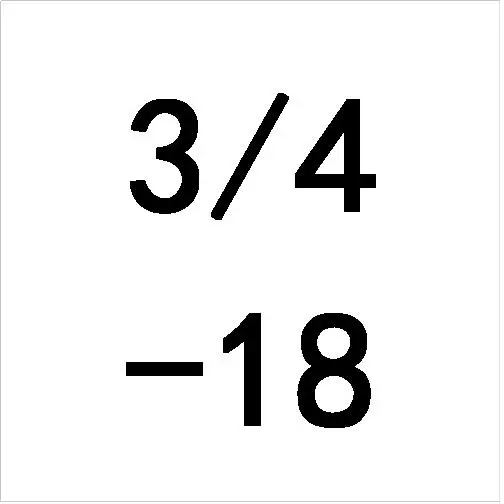 1 шт. 3/4-10 12 14 16 18 20 24 27 28 32 36 UNC UNS UNF UNEF HSS правый ручной кран TPI резьбы инструменты прессформы обработки 3/4" - Цвет: 18 UNS