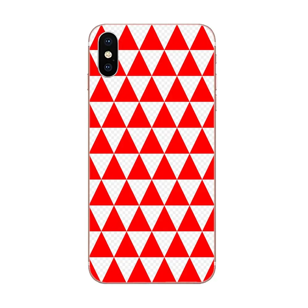 Корейский геометрический треугольник черный белый матовый для Xiao mi 3 4 4C 4i 5 5s 5X6 6X A1