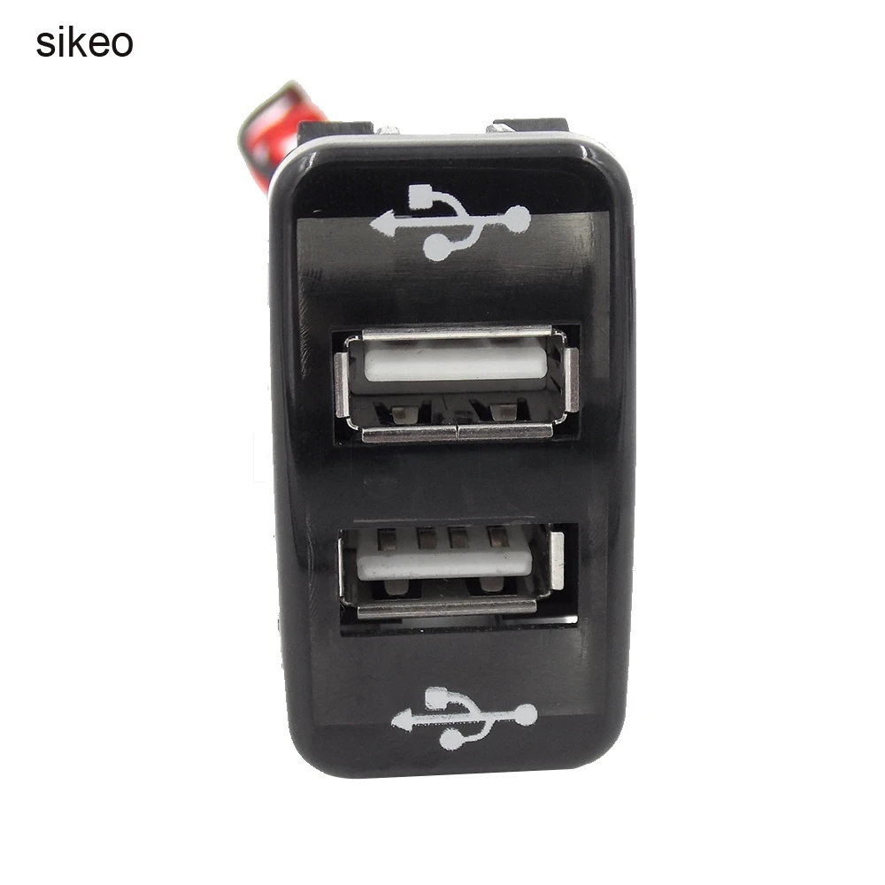 Автомобильное зарядное устройство с двумя USB портами 12 24 В на 5 В/2 0 А|charger charger|charger