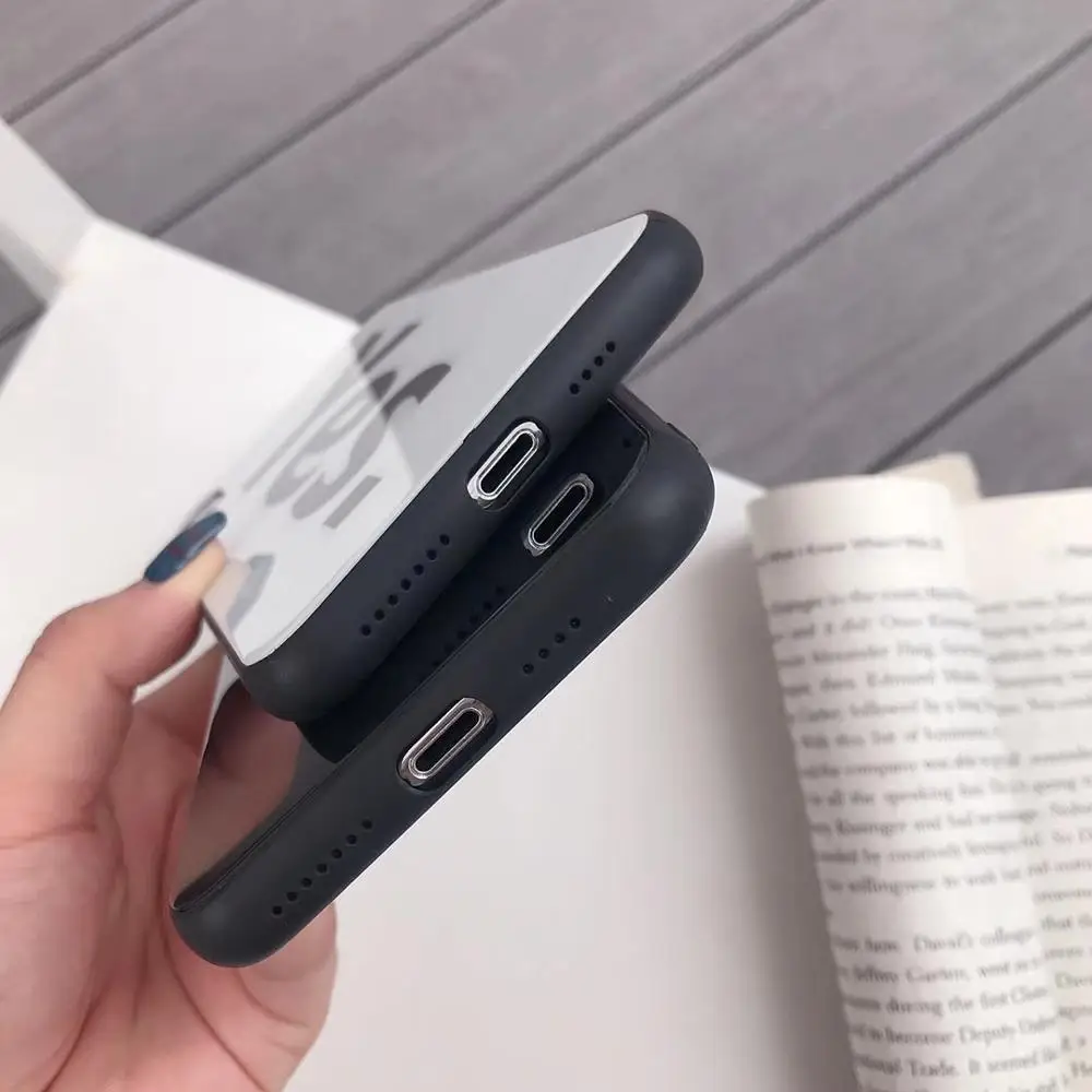 MORINBO Tide бренд iPhone 7 Чехол для мобильного телефона 6 8 X Plus XR XS Max простой сплошной