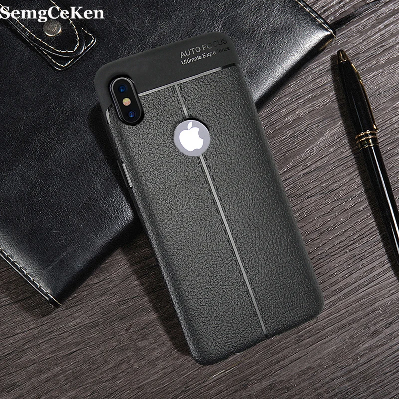SemgCeKen Роскошные Оригинальный чехол для iPhone X XR XS MAX Тонкий силиконовый Мягкая