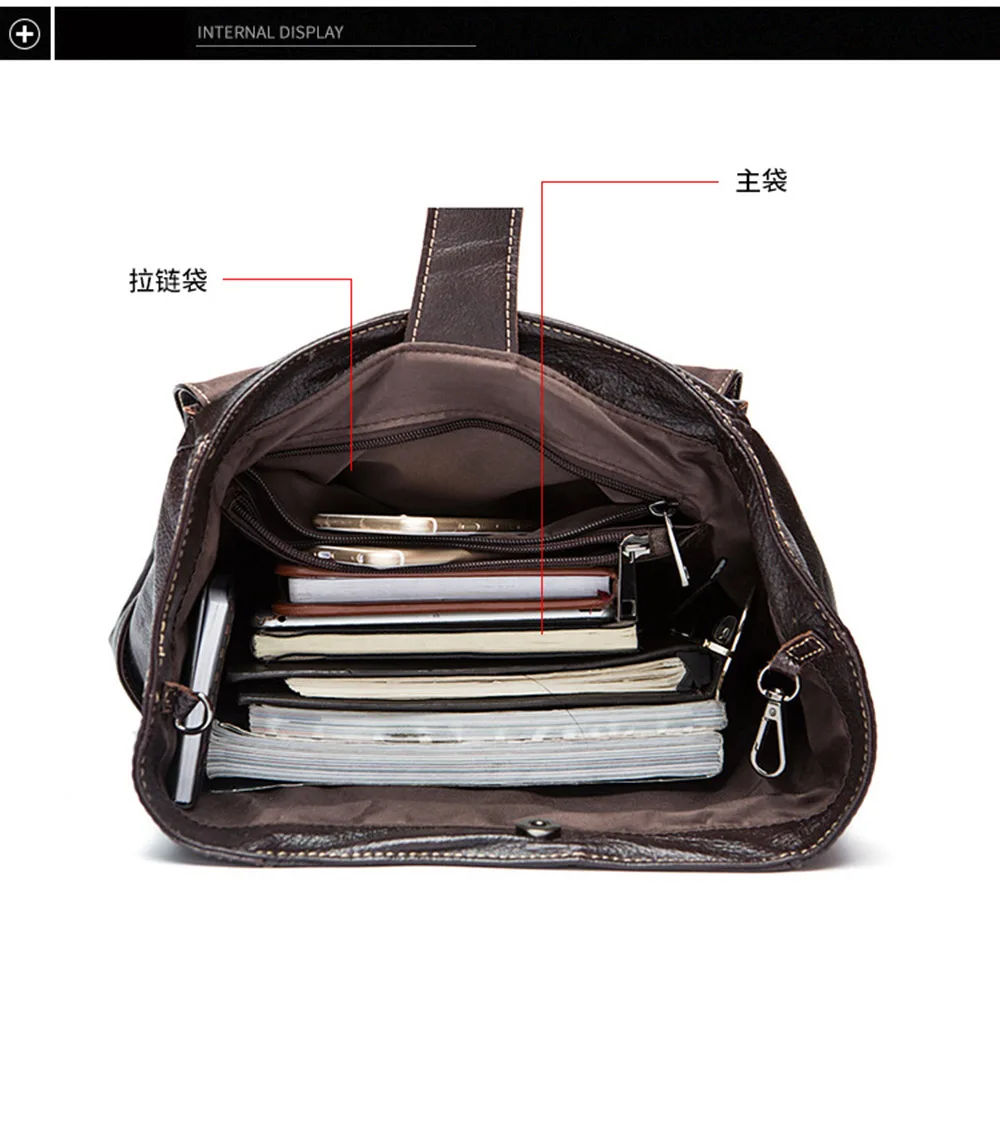 Mini Backpack Men Genuine Leather Women Bagpack 13.3 Inch Laptop Back Pack for Teenager Boys Bag Large Capacity Travel Hand Bag