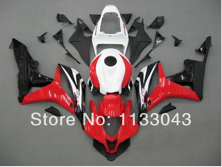 100% подходящие Красные Белые Черные Обтекатели для HONDA CBR600RR 07 08 F5 2007 2008 CBR 600 RR