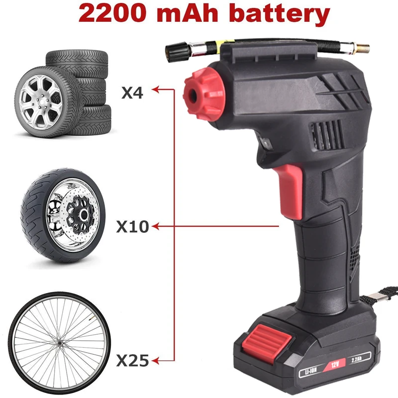 Toolstrong цифровой насос для шин DC 12 Вольт портативный 150 PSI воздушный компрессор