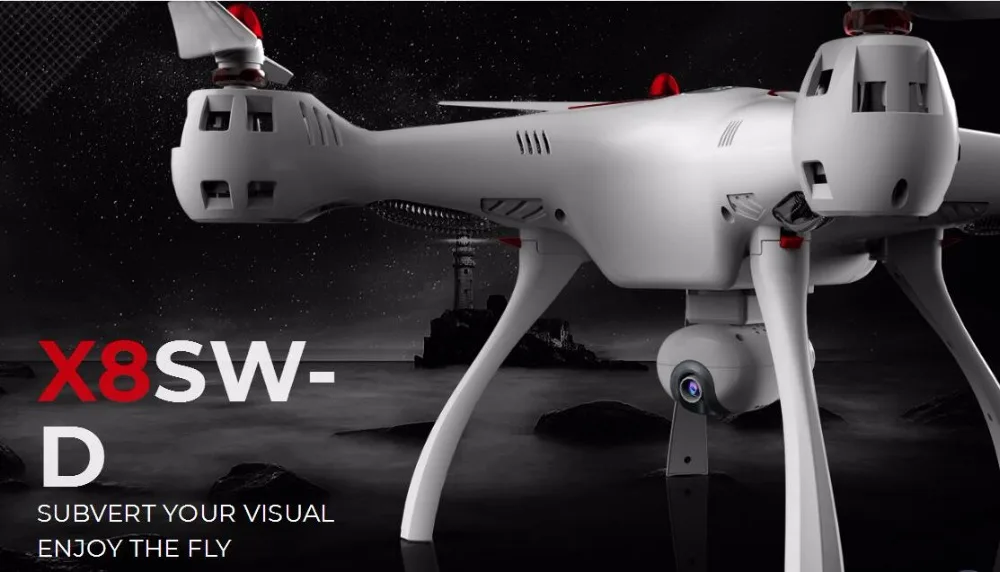Syma X8SW-D селфи Радиоуправляемый Дрон с регулируемой камерой 720P wifi FPV Квадрокоптер с удержанием высоты RC Профессиональный вертолет RTF VS B3