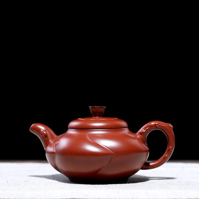 

Raw Ore Big Red Mud Dark Fragrance Pot Yixing Purply Clay Teapot Chinese Kongfu Tea Pots 6 Teacups 1 teapet