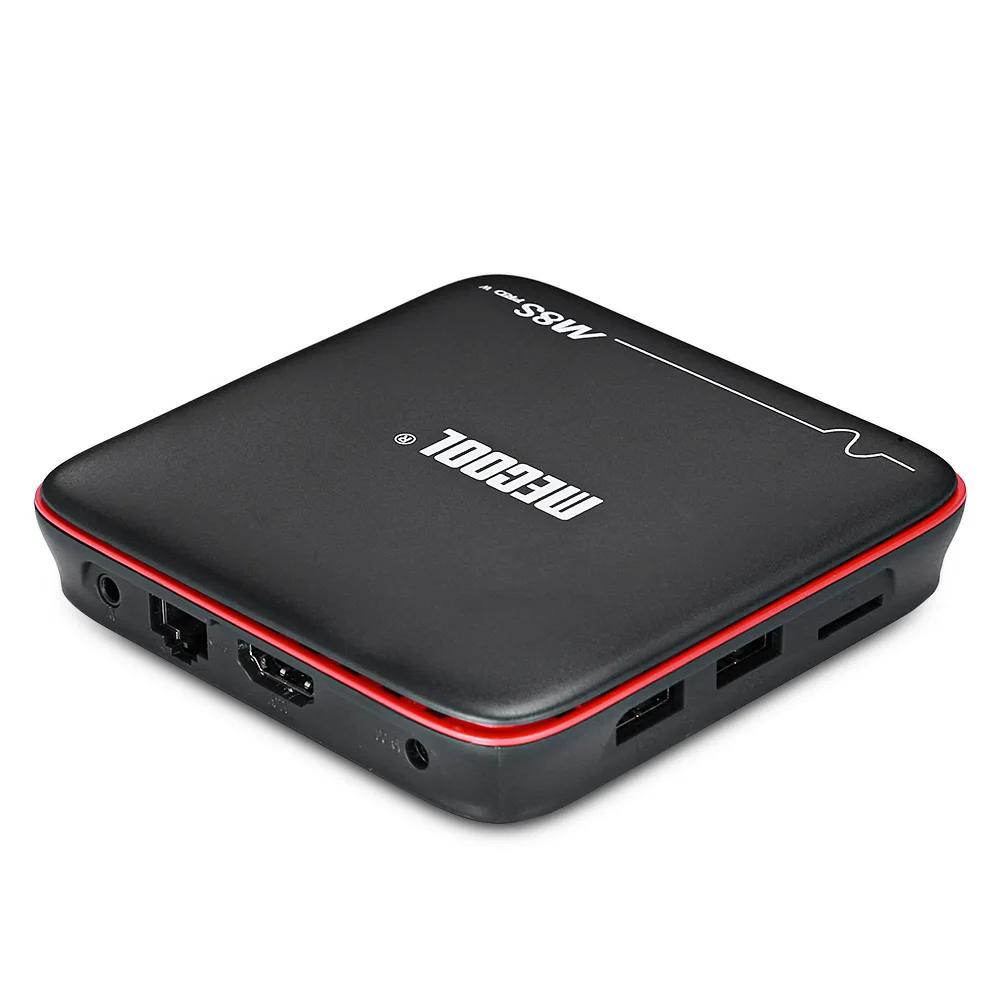 Mecool M8S PRO W Android 7 1 голос Управление ТВ контейнер под элемент питания 2 Гб DDR3 + 16