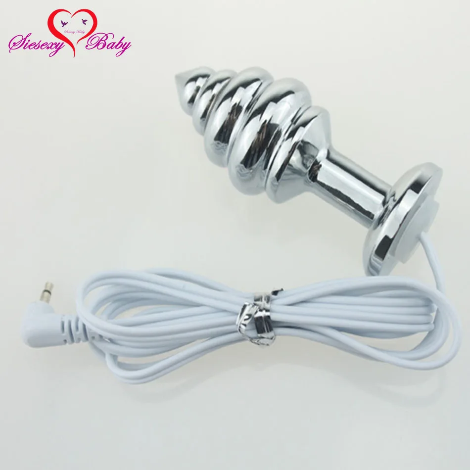 Electro Shock Using Metal Anal Toys Butt Plug Erotic Anus Beads Sex Adult Products EC048-1 | Красота и здоровье