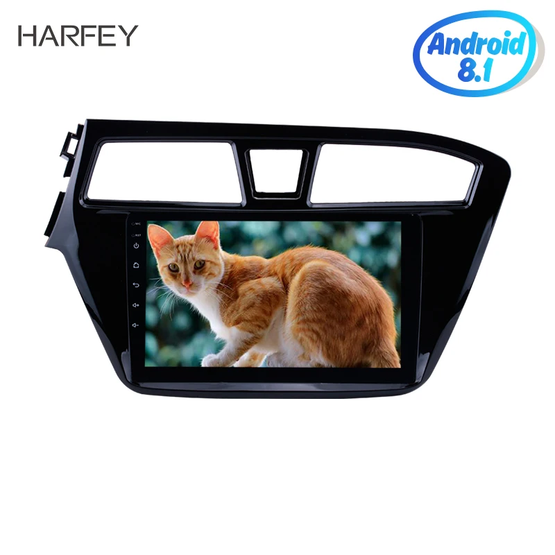 Harfey Автомобильный мультимедийный плеер Android 8 1 GPS Navi Радио для 2014 2015 HYUNDAI I20