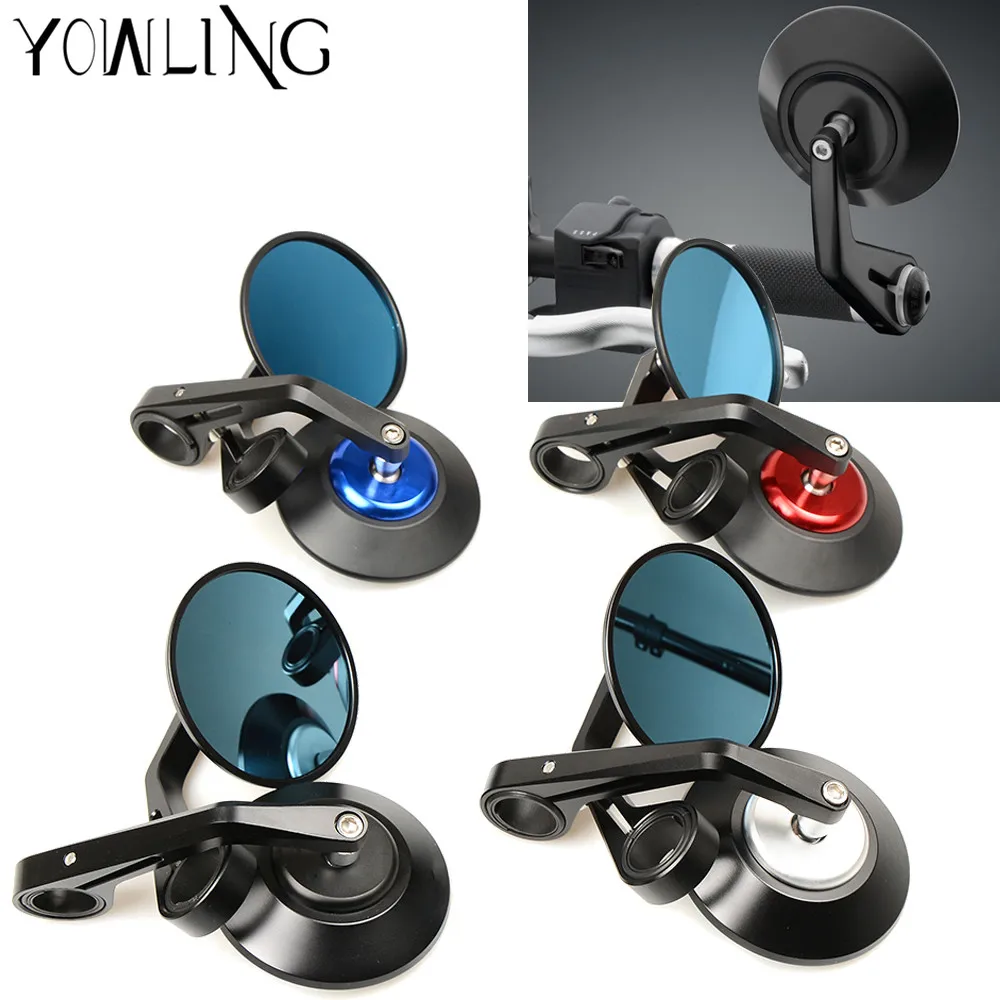 

Новое крутое высшее качество Универсальное 13 мм-18 мм CNC мотоциклетное боковое зеркало черное мотоциклетное зеркало заднего вида модная поп...