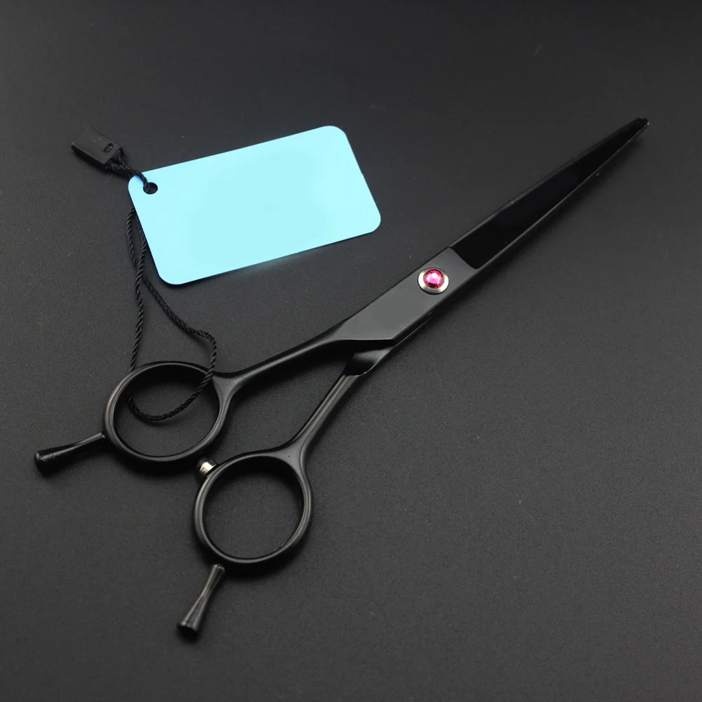 

Индивидуальный логотип 6 "профессиональные креативные ножницы с левшей Парикмахерская Стрижка поставщик инструментов прямые истонченные ножницы