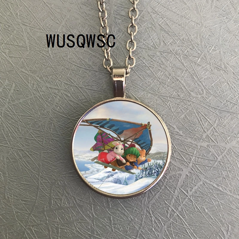 WUSQWSC 2018 Новый Кролик Питер кулон бронзовое животное колье с шармами бусинами