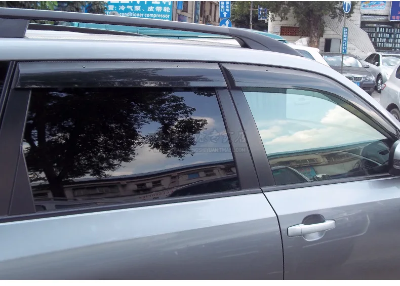 Для SUBARU Forester Пластиковый оконный козырек Vent Shades Защита от солнца и дождя для Авто