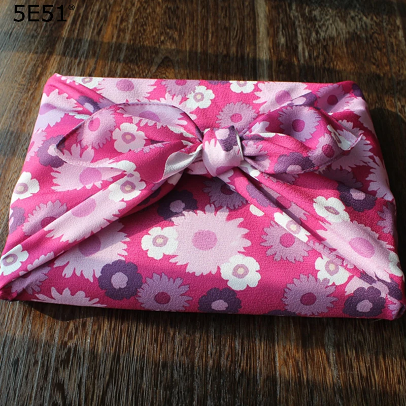 Japan Wrap the cloth furoshiki polyester / Japanese style flower printed 70cm/Many Uses