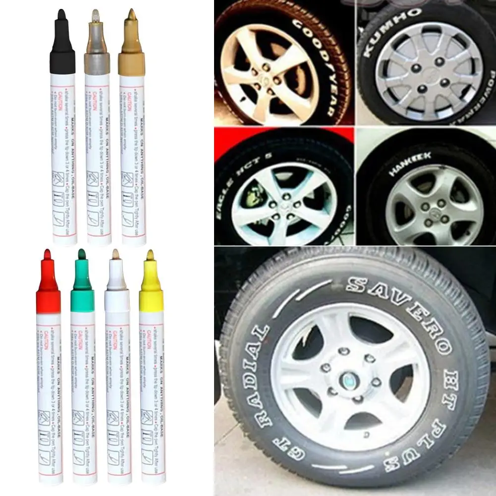 7 цветов жирный диск для балансировки шин маркер протектора Ручка