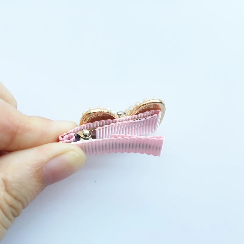 Wholesale 100pcs/lot Princess Baby Hair Clips Cute Crown Star butterfly Pearls Hairpins Children Accessories Wrapped Bow |