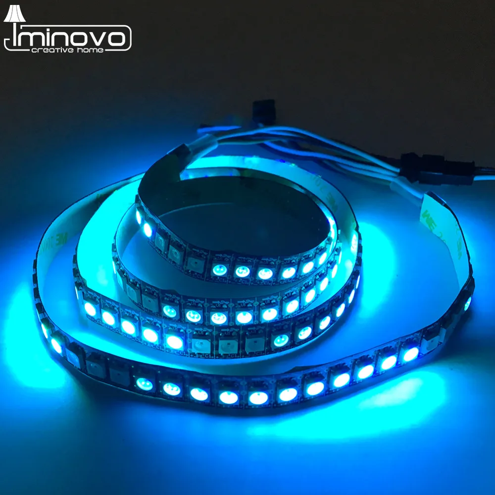 WS2812B Светодиодные ленты DC 5V 30/60/144 светодиодный s RGB умный прибор приемно пикселей
