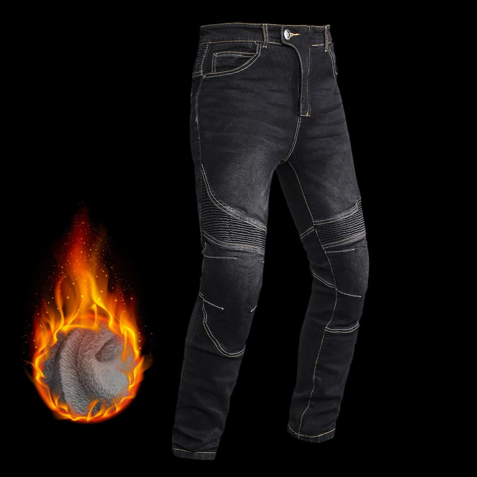 2019 джинсы для езды на мотоцикле мужские толстые ветрозащитные теплые