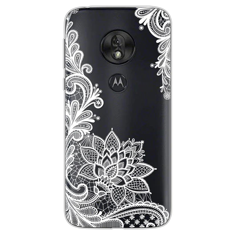 Мягкий ТПУ силиконовый чехол для Motorola Moto G7 Play мраморный роскошный модный