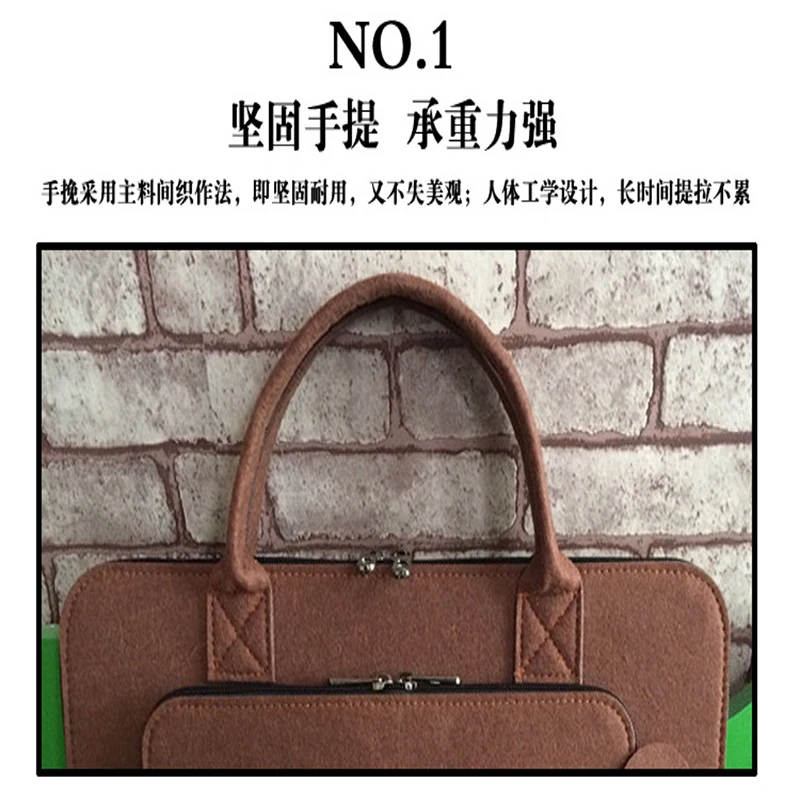 Фетровая сумка для ноутбука 11 13 14 15 6 17 дюймов|Сумки и чехлы ноутбуков| |